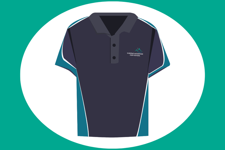 Graphic of unisex sport shirt