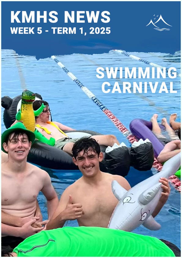 All smiles at the KMHS swimming carnival